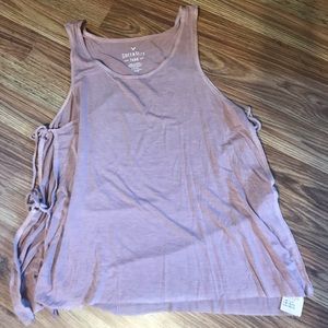 American Eagle side tie tank